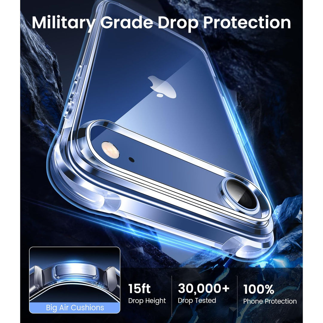 Mkeke Shield: Clear Military-Grade Case for iPhone 17