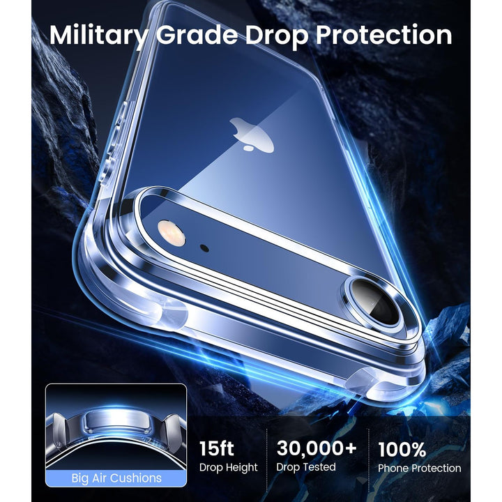 Mkeke Shield: Clear Military-Grade Case for iPhone 17