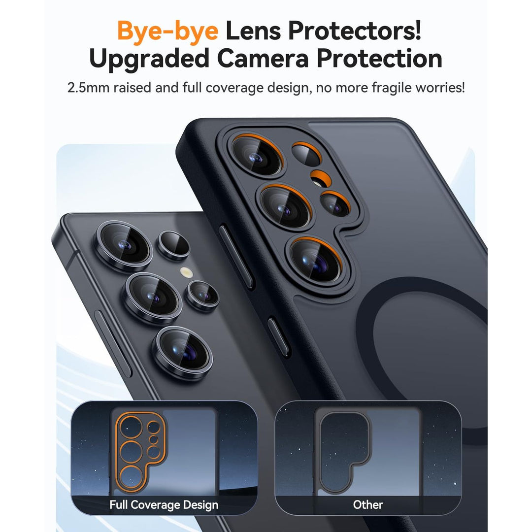 MagFlex Clear Case for Galaxy S25 Ultra with Kickstand - DOKUTRONIX