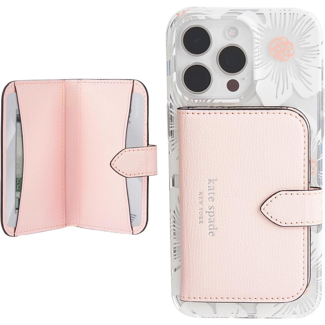 Kate Spade Chalk Pink MagSafe Wallet Modern Style - DOKUTRONIX