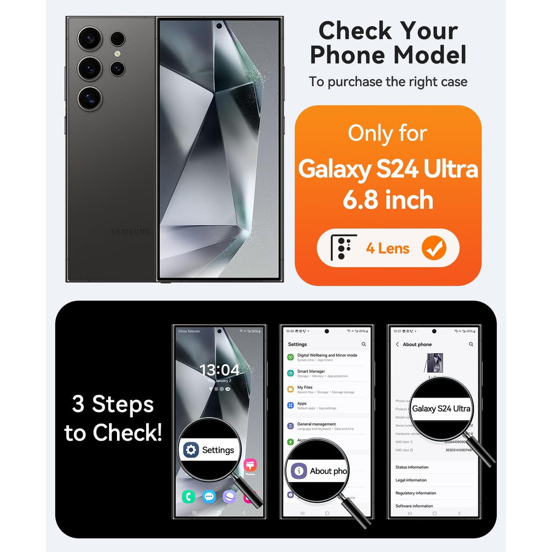 MagFlex Clear Case for Galaxy S25 Ultra with Kickstand - DOKUTRONIX