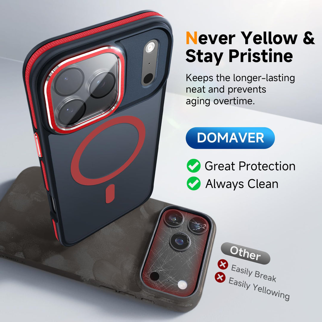 MagneFlex 3-in-1 iPhone 17 Pro Max Case - Red