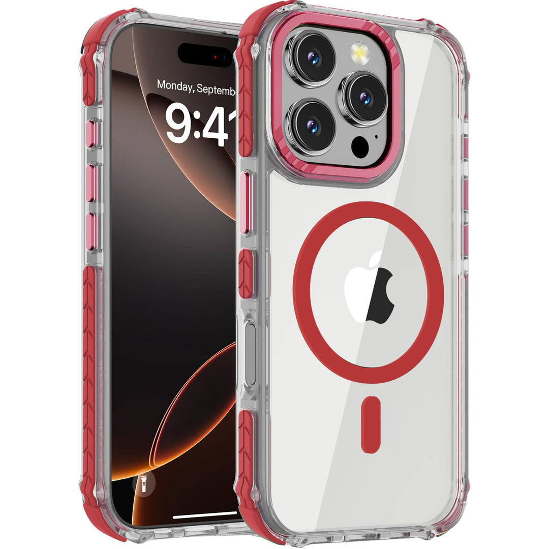 MagnoGuard Forest Red iPhone 17 Pro Max Case