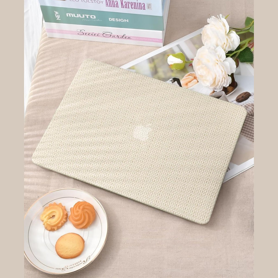 Seorsok Elegant Leather MacBook Air Case - Beige