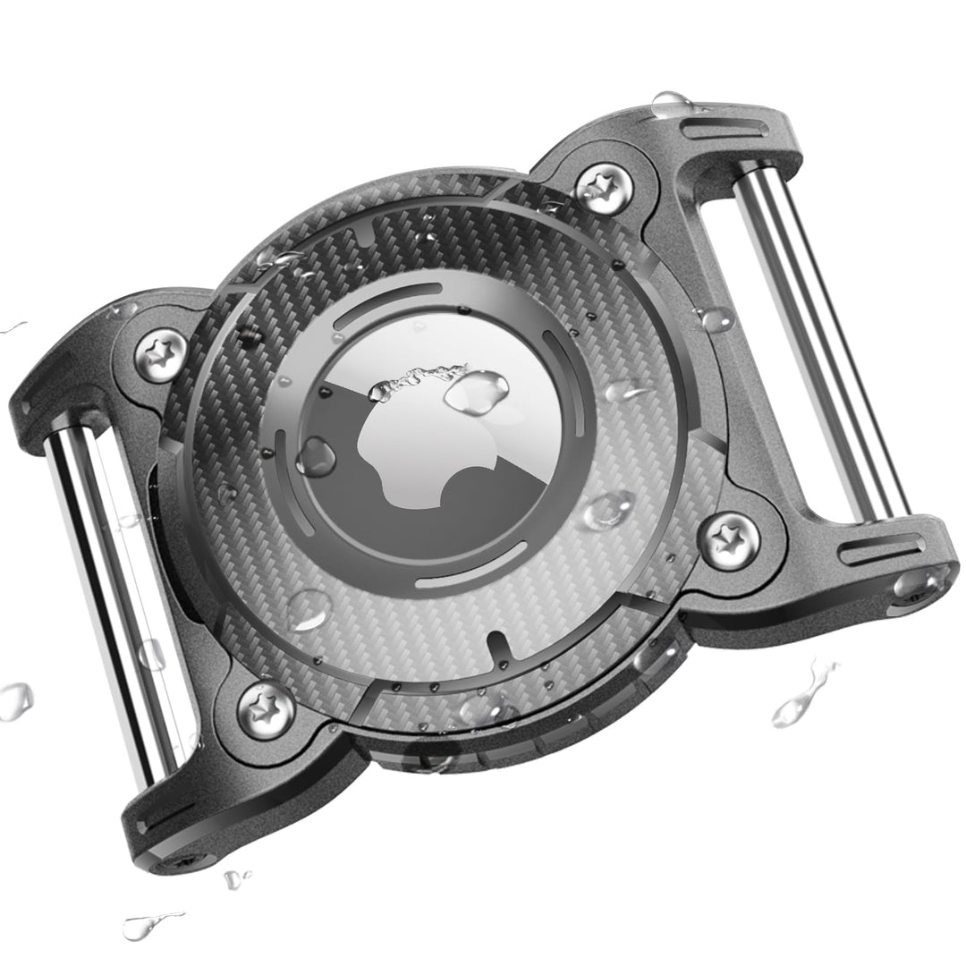 ONEONTA Waterproof AirTag Dog Collar Holder – TPU & Metal - DOKUTRONIX