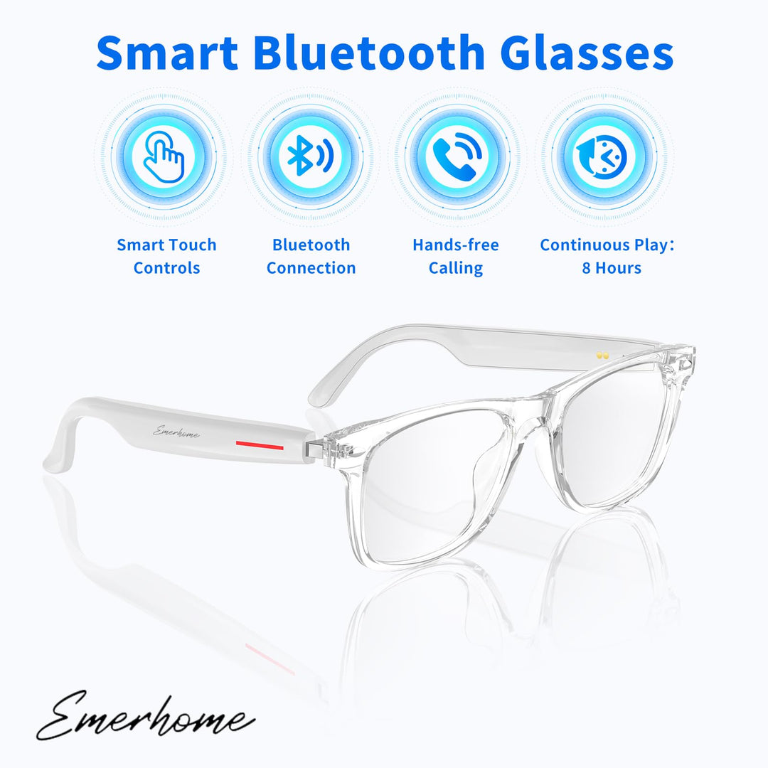 VoiceShield Touch: Smart UV Bluetooth Glasses