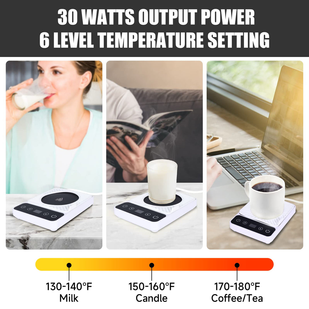 Smart Mug Warmer Pro: Timed Temp Control