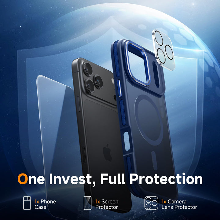 MagneFlex 3-in-1 iPhone 17 Pro Max Case - Red