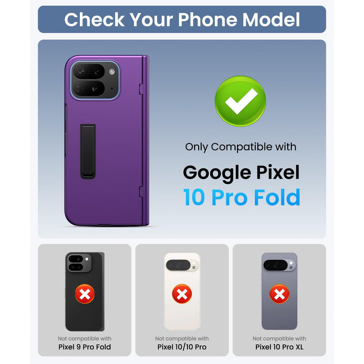 Pixel Pro Fold Case with Stand & Glass - DOKUTRONIX