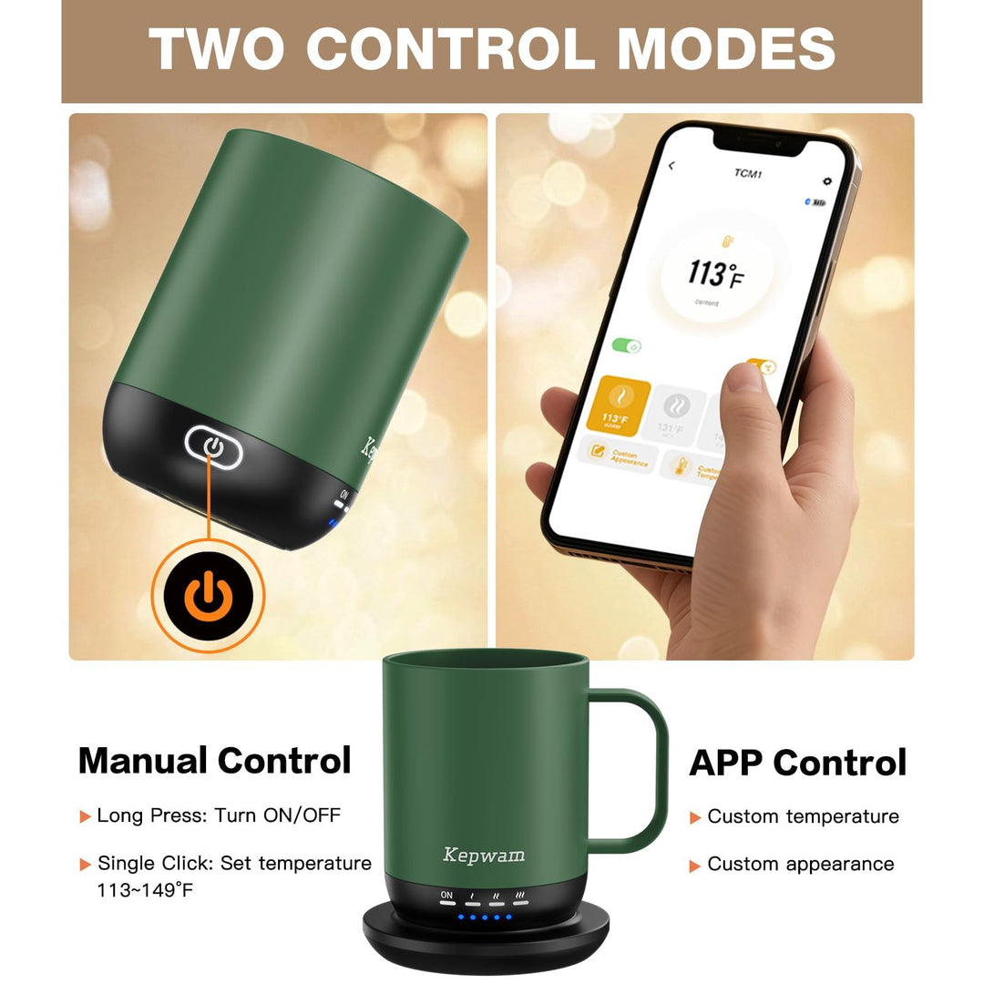 HeatMug Pro: Smart Self-Heating Coffee Cup