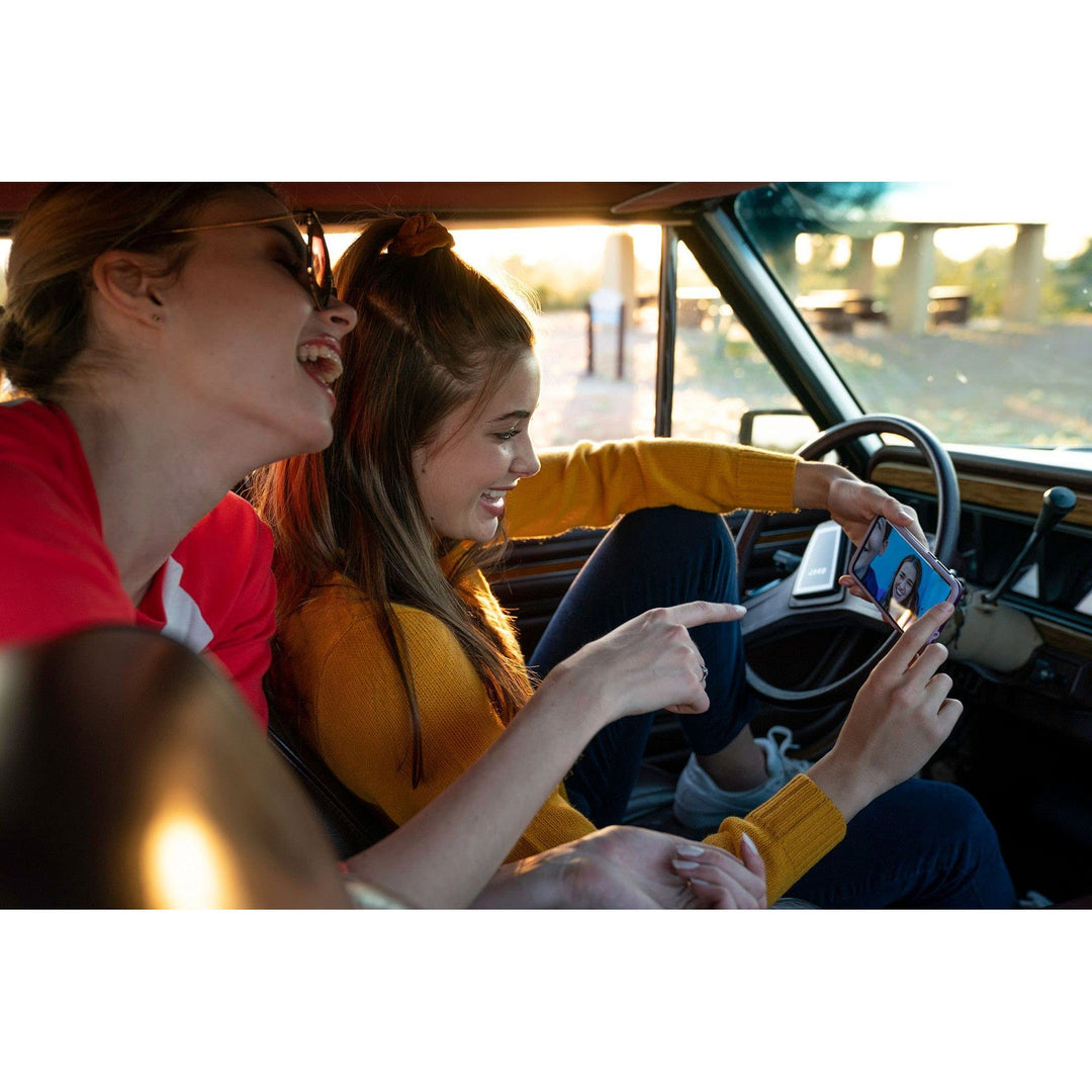 OtterBox Galaxy S22 Commuter Series Case - Maven Way, Slim & Tough, Pocket-Friendly, with Port Protection Pink - DOKUTRONIX