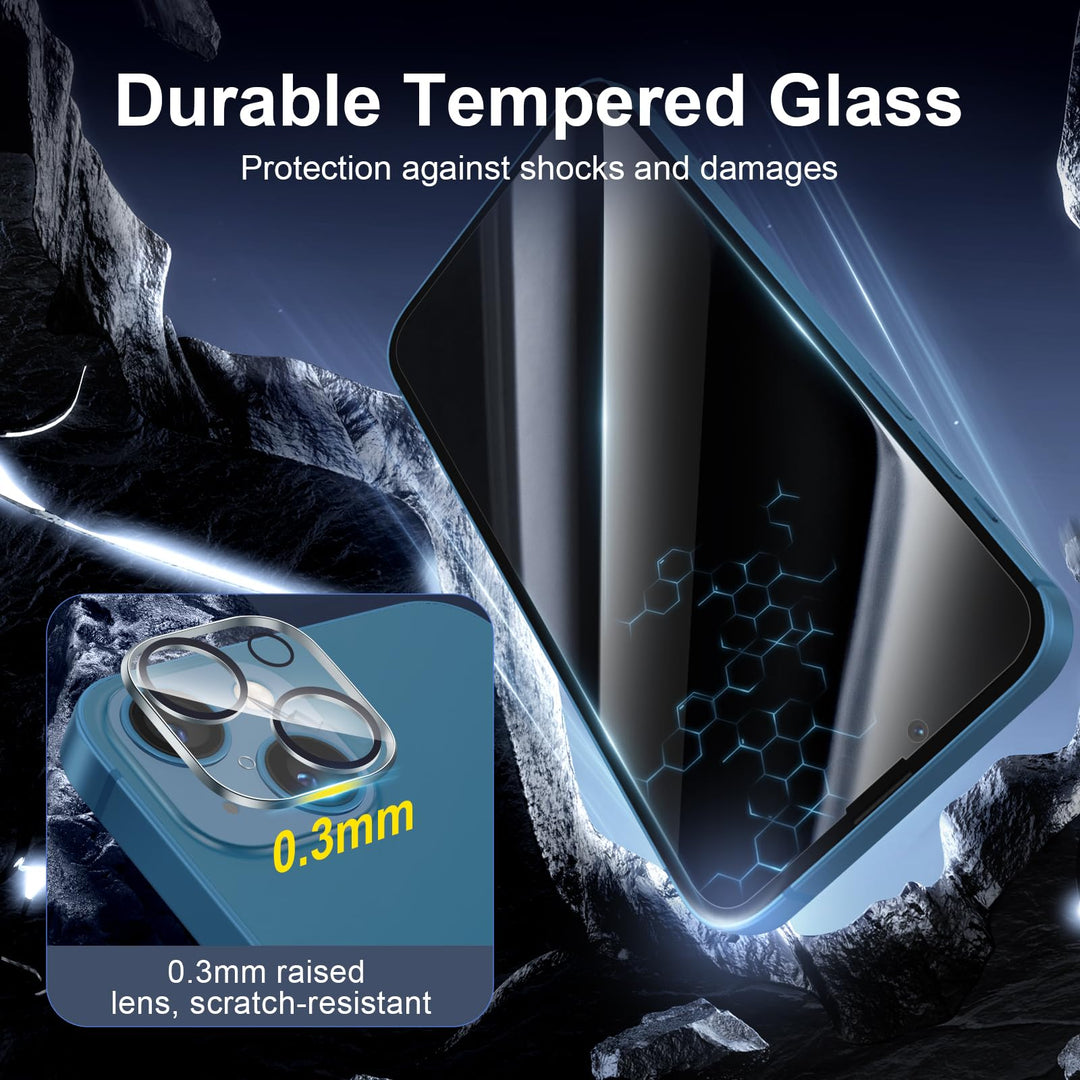 NEW'C Triple Shield: iPhone 16 Pro Protection Kit