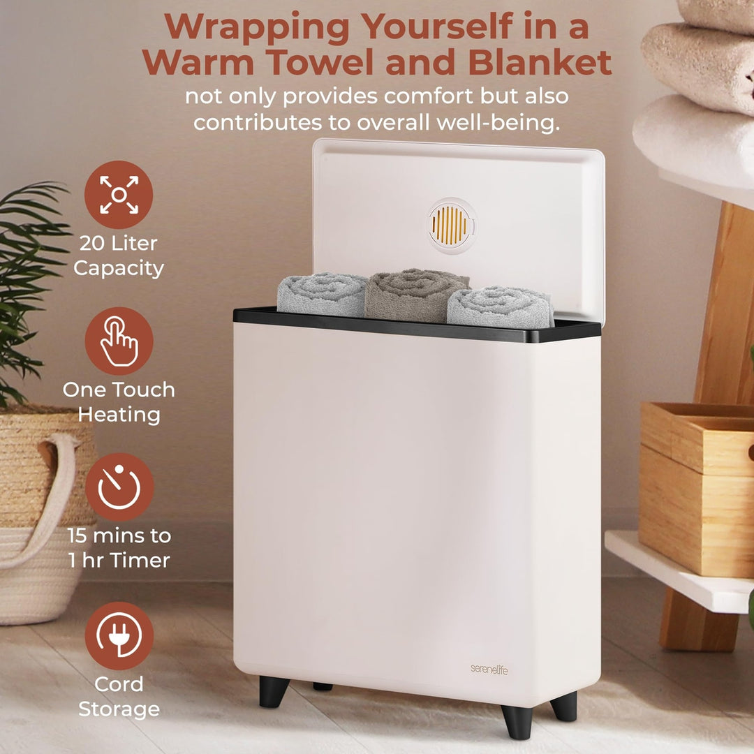 SereneLife Luxe Towel Warmer - Spa & Home Comfort
