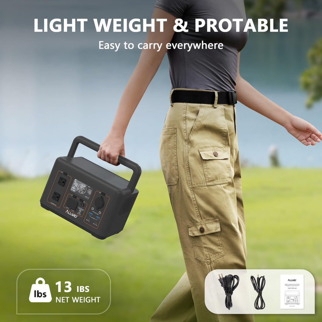 ALLWEI Solar Generator 280Wh