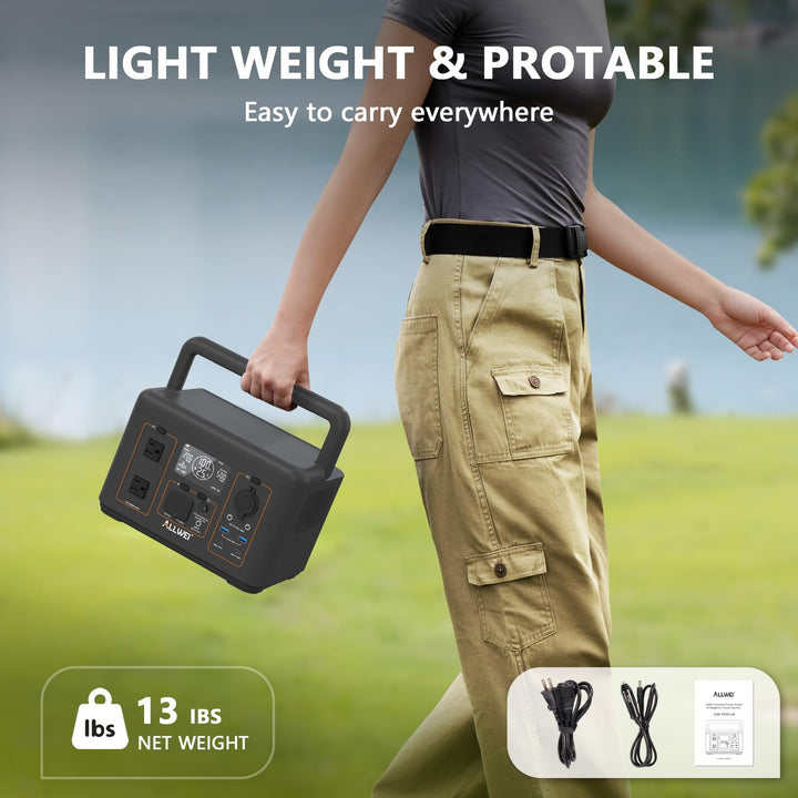 ALLWEI Solar Generator 280Wh