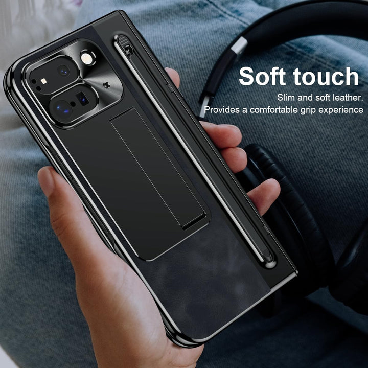 NINKI Fold Case for Pixel 10 Pro - Brown Elegance - DOKUTRONIX