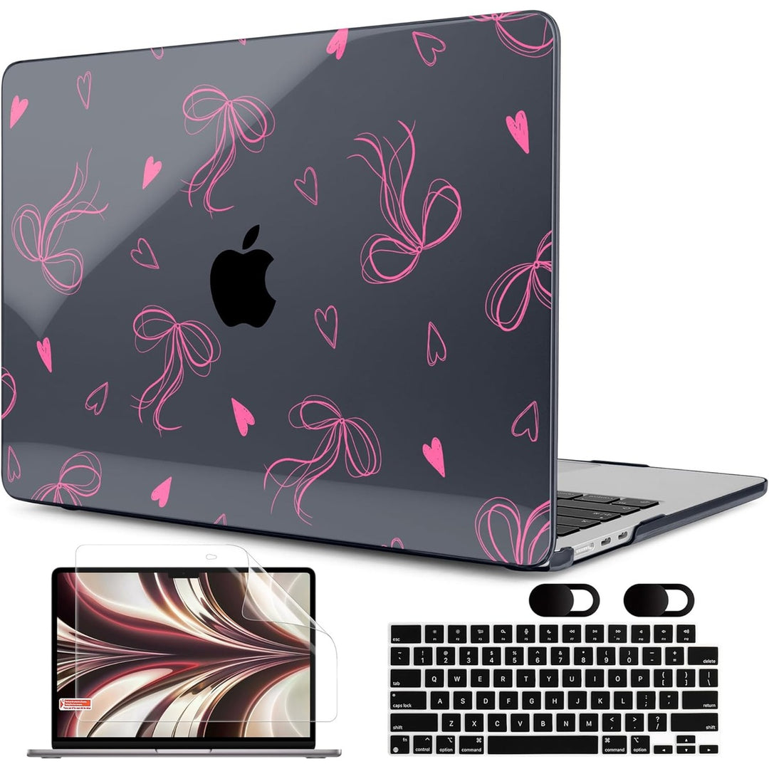 MEEgoodo Floral Hard Shell Case for MacBook Air 13