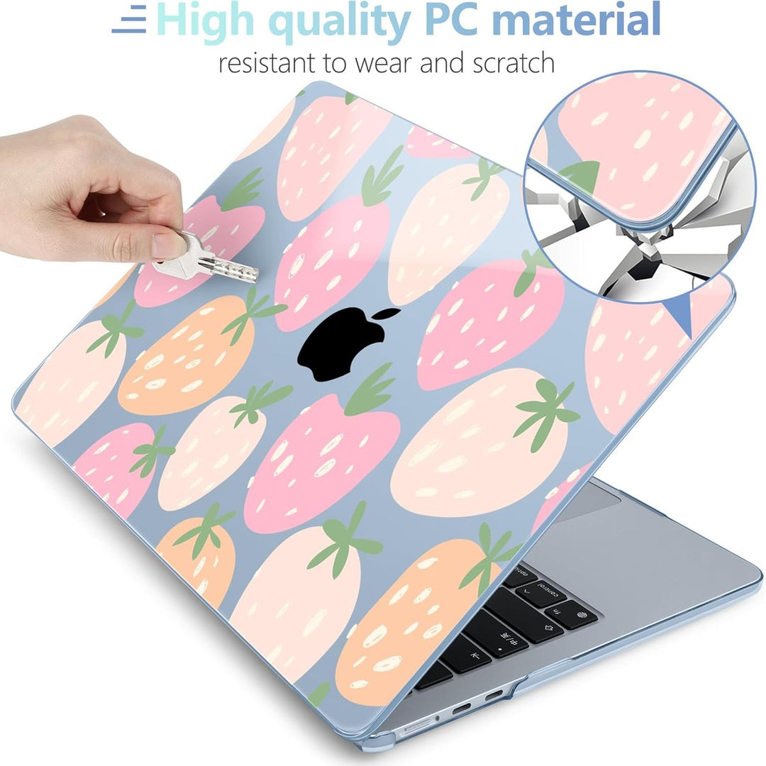 MEEgoodo Floral Hard Shell Case for MacBook Air 13