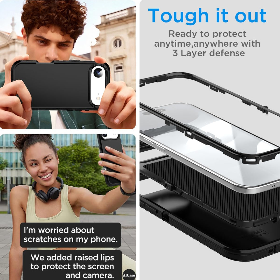 AICase Rugged Shield for iPhone 17 Pro Max
