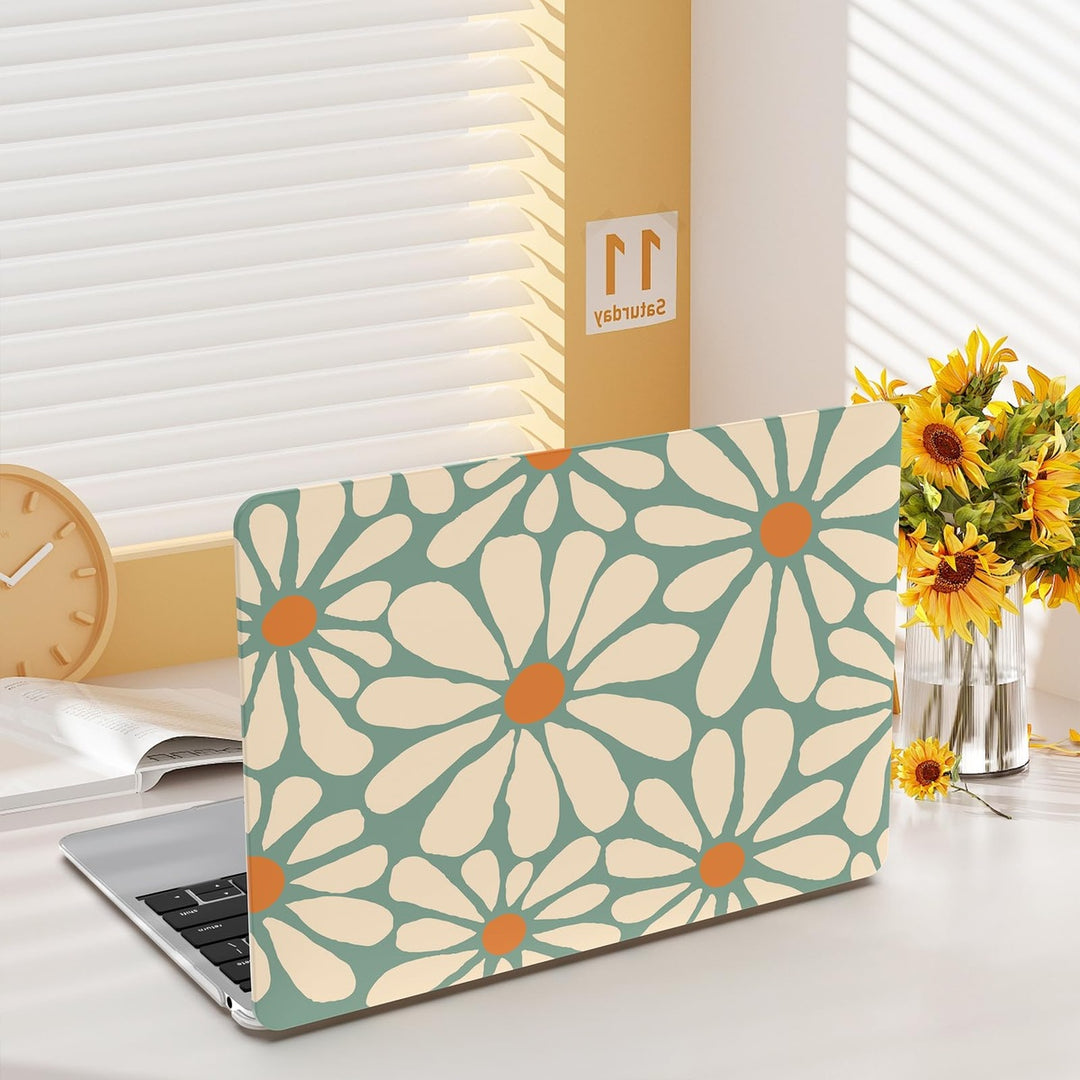 iLeadon Pink Floral MacBook Air 13 Case & Cover