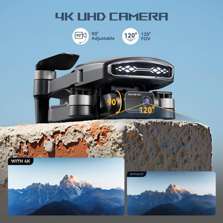 AeroVision 4K Drone: Long-Range FPV & Easy Fly