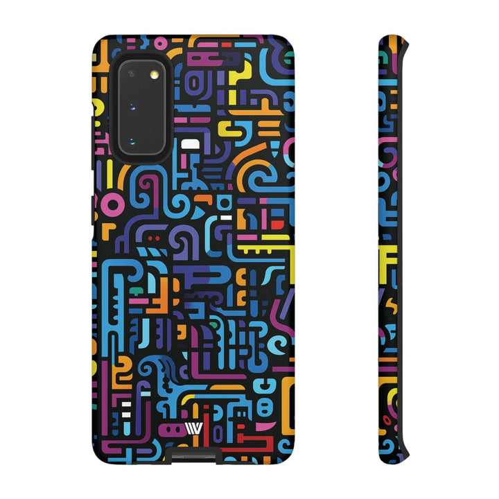 NEON GLYPHS | Tough Phone Case