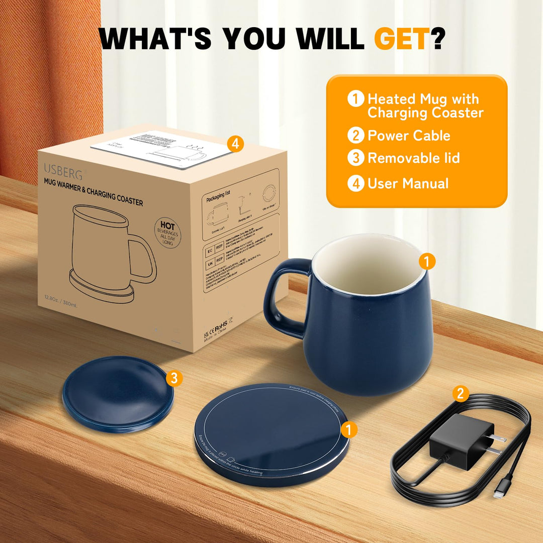 HotCharge Mug & Charger Combo