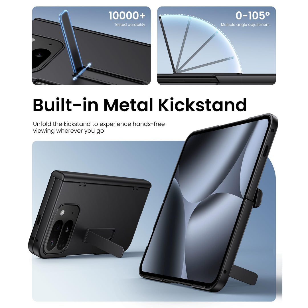 Pixel Pro Fold Case with Stand & Glass - DOKUTRONIX