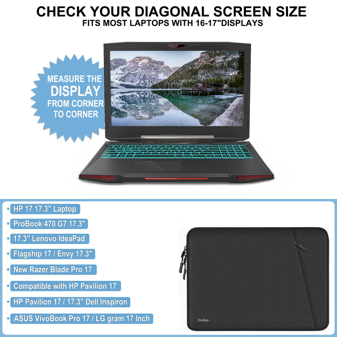 Gray Shockproof 13.3 Laptop Sleeve & Accessory Bag