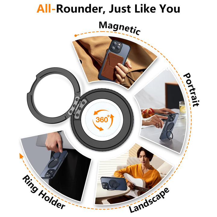 Temdan MaxGuard: 360° Magnetic Shockproof Case