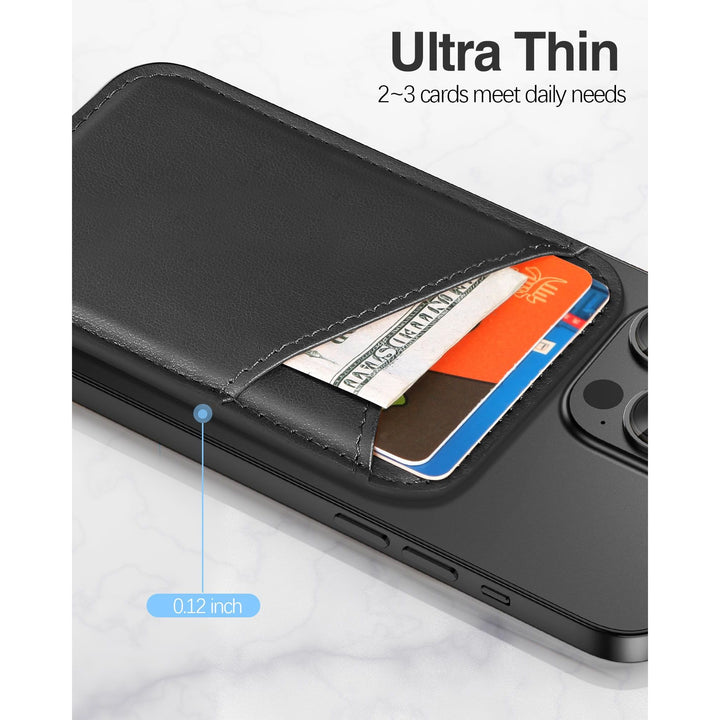 Miroddi MagSafe Leather Wallet - Ultra-Thin & RFID Blocker - DOKUTRONIX