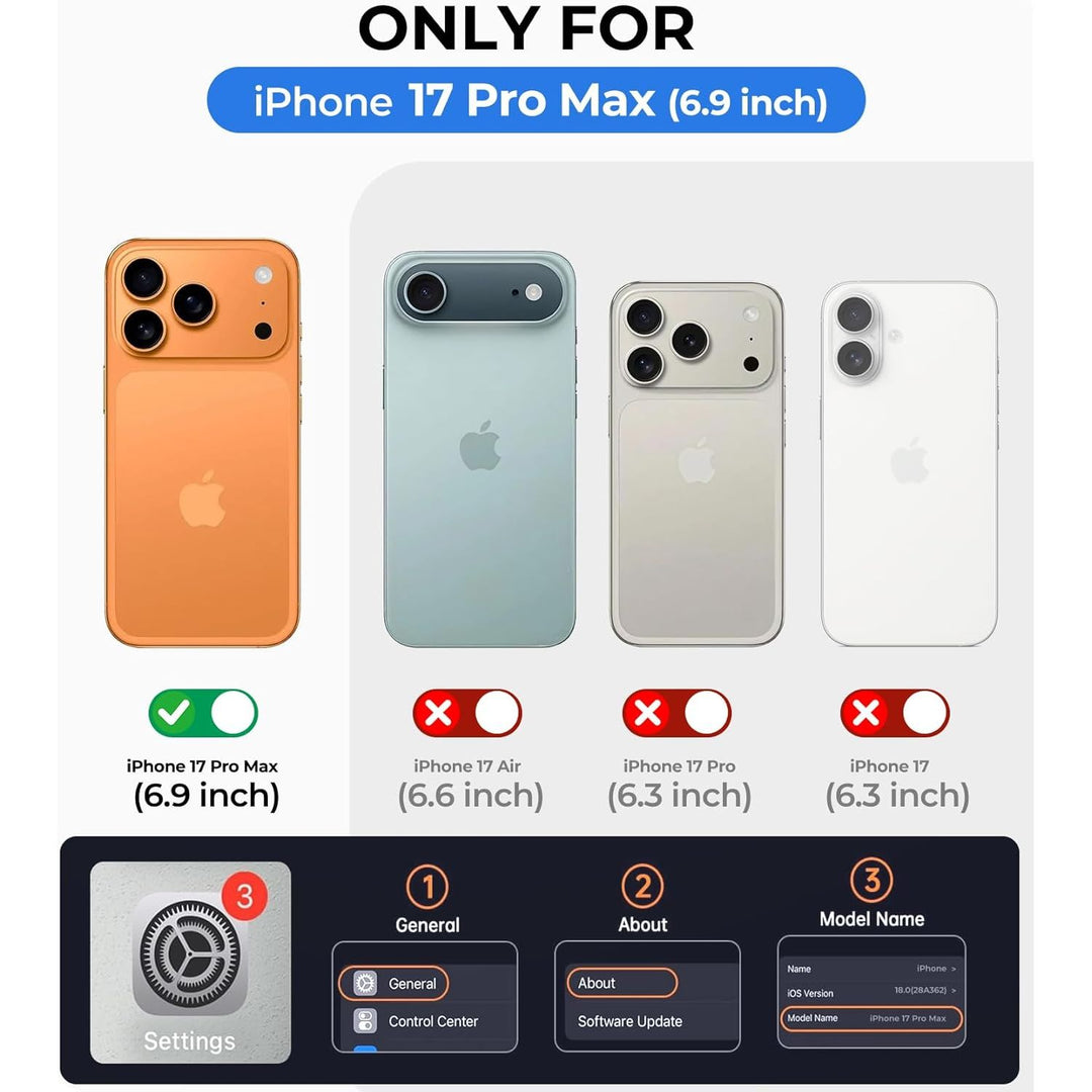 MagGrip Armor Case: iPhone 17 Pro Max - Orange