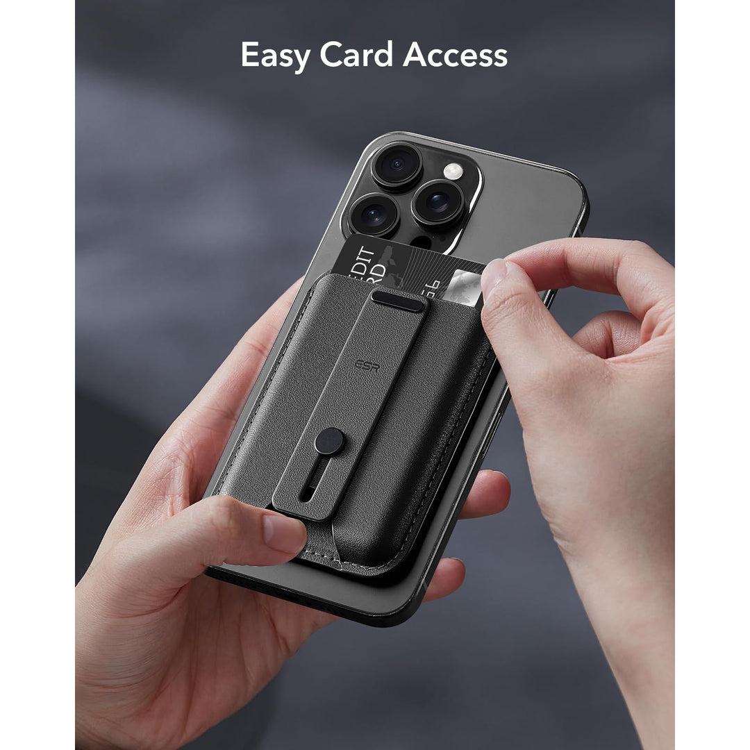 ESR MagSafe Slim Wallet - 5-Card RFID Black - DOKUTRONIX