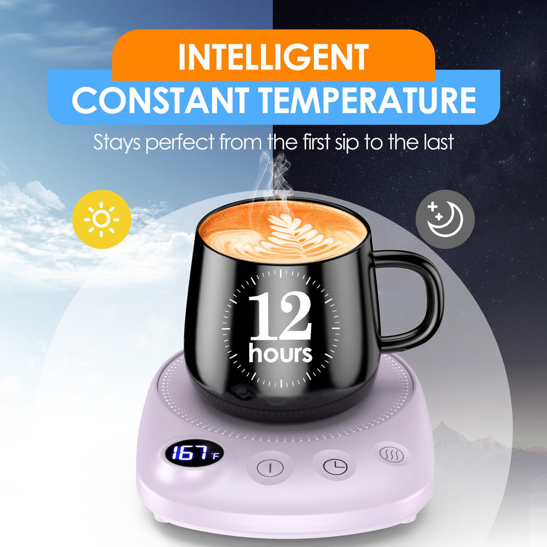 SmartHeat Mug Warmer: Fast, Safe & Versatile