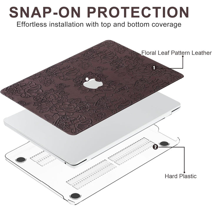 Floral Elegance MacBook Air 13.6 Case & Cover