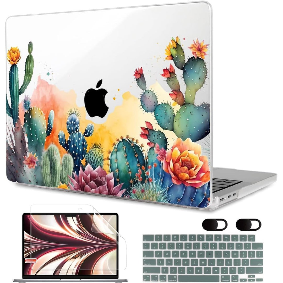 MEEgoodo Floral Hard Shell Case for MacBook Air 13