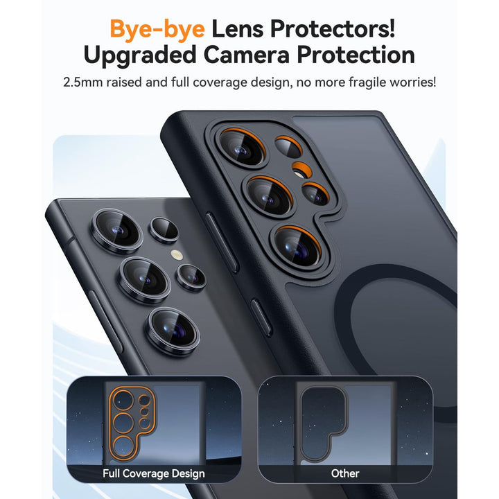 MagFlex Clear Case for Galaxy S25 Ultra with Kickstand - DOKUTRONIX