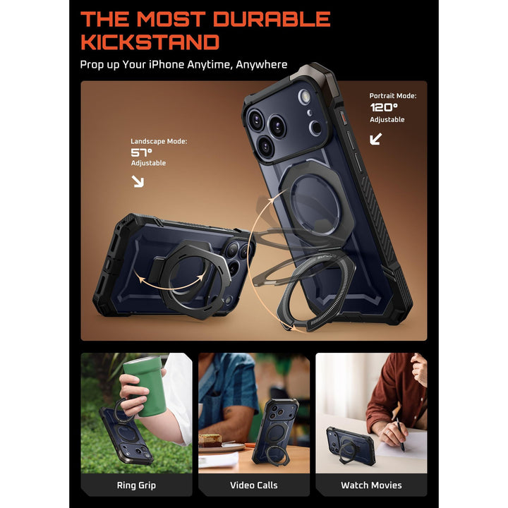 DesertGuard: MagSafe iPhone 17 Pro Max Case + Kickstand