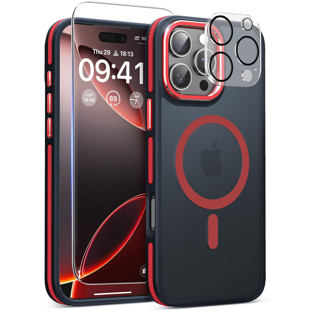 MagneFlex 3-in-1 iPhone 17 Pro Max Case - Red