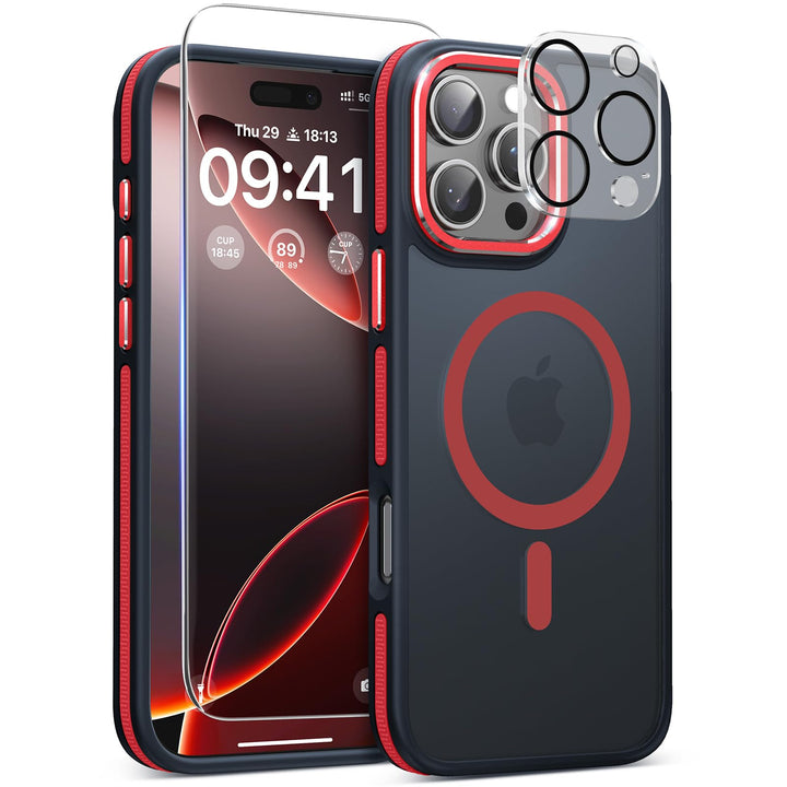 MagneFlex 3-in-1 iPhone 17 Pro Max Case - Red