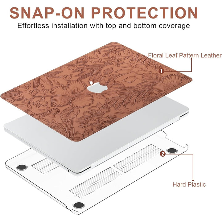 Floral Elegance MacBook Air 13.6 Case & Cover