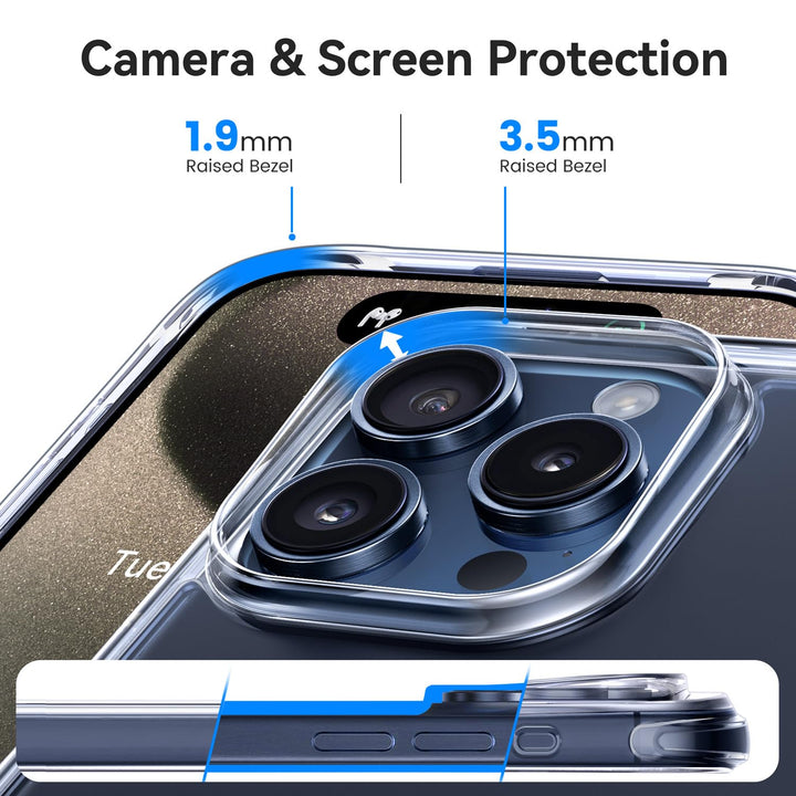 Mkeke Shield: Clear Military-Grade Case for iPhone 17