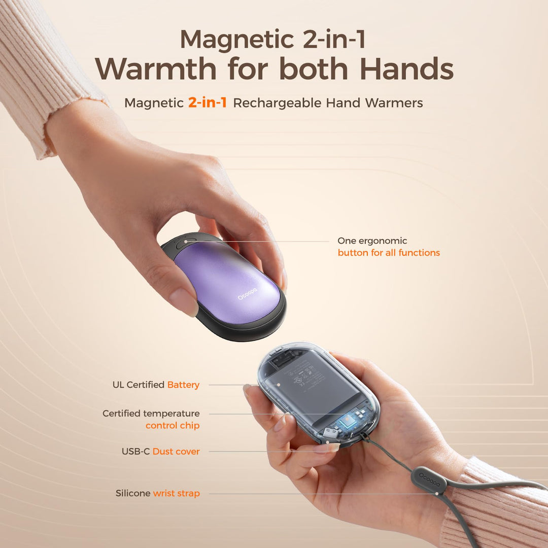 MagiHand Rechargeable Warmers - UL Certified