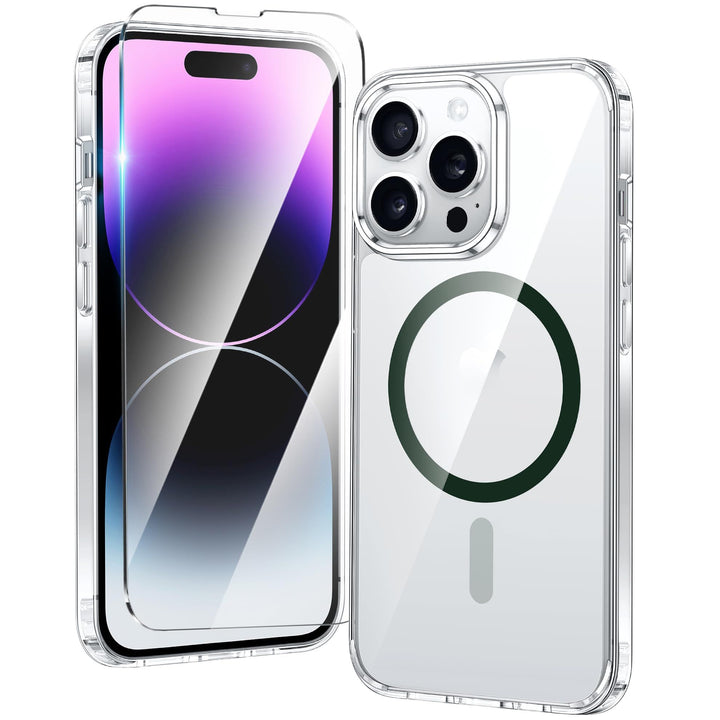MaxGuard ClearShield: Magnetic Anti-Yellow iPhone Case