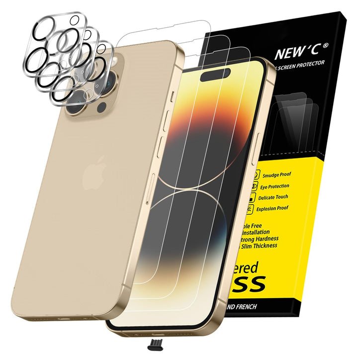 NEW'C Triple Shield: iPhone 16 Pro Protection Kit
