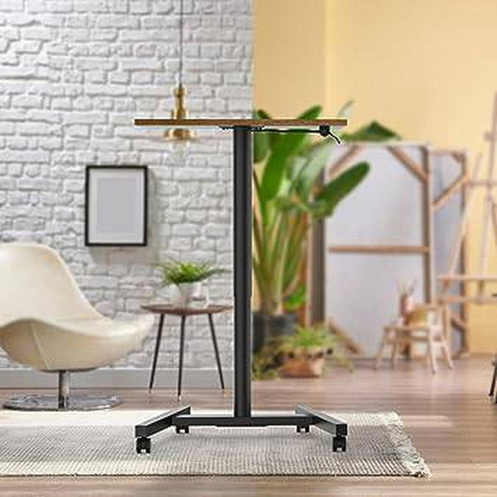 FlexiDesk: 28 Height Adjustable Rolling Laptop Desk - DOKUTRONIX