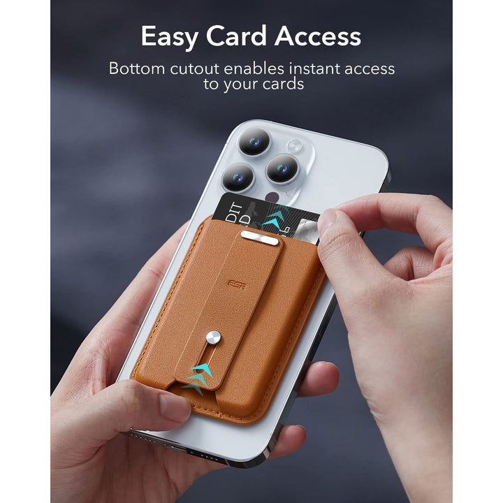ESR MagSafe Slim Wallet - 5-Card RFID Black - DOKUTRONIX