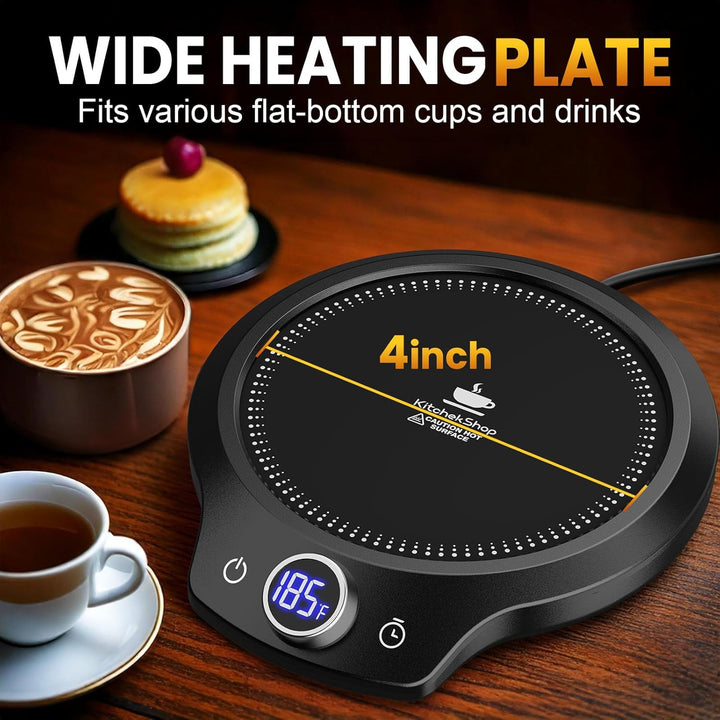 QuickHeat Mug Warmer - Adjustable Temp & Timer