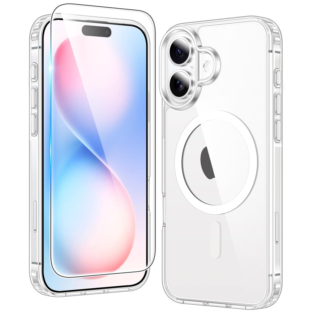 MaxGuard ClearShield: Magnetic Anti-Yellow iPhone Case