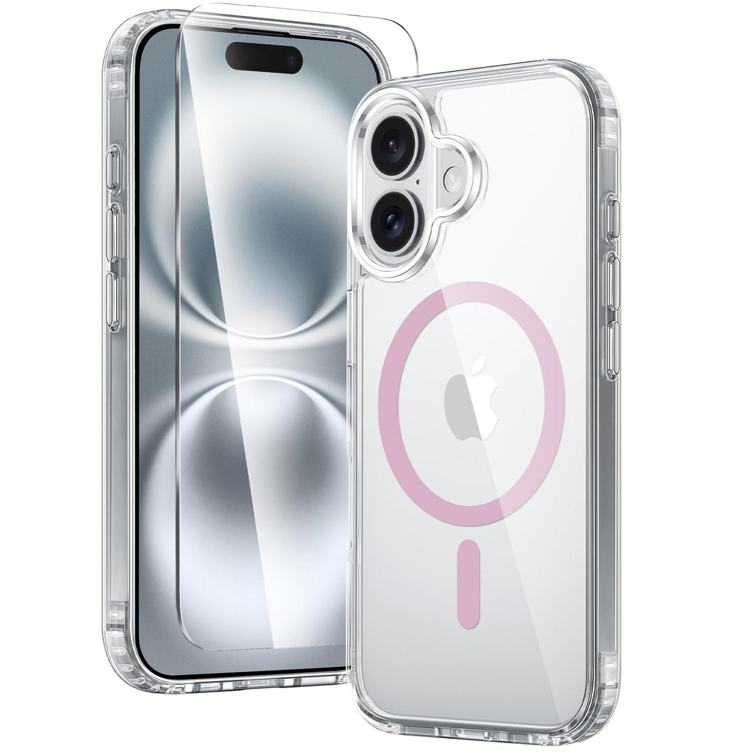 MaxGuard ClearShield: Magnetic Anti-Yellow iPhone Case